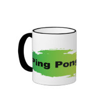 Unique Ping Pong Coffee Mug