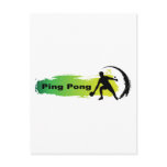 Unique Ping Pong Post Cards