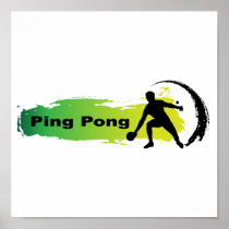 Unique Ping Pong Print