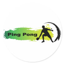Unique Ping Pong Stickers