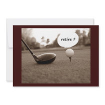 "UNIQUE RETIREMENT PARTY" INVITATION
