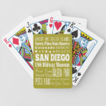 Unique San Diego, California Gift Idea Bicycle Playing Cards