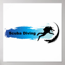 Unique Scuba Diving Posters