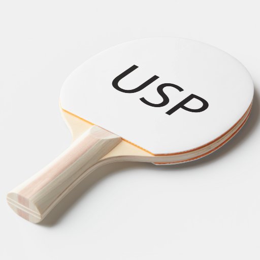 Unique Selling Proposition.ai Ping-Pong Paddle | Zazzle