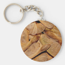 Unique Silver maple seeds Key Chain