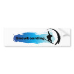 Unique Snowboarding Bumper Stickers