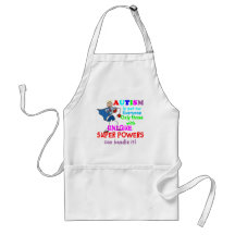 Unique Super Powers Autism Apron