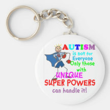 Unique Super Powers Autism Key Chain