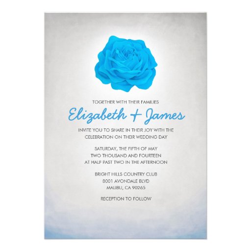 Unique Trendy Floral Wedding Invitations