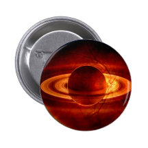Unique view of Saturn Pinback Button