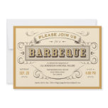 Unique Vintage BBQ Invitations