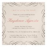 Unique Vintage Wedding Shower Invitation