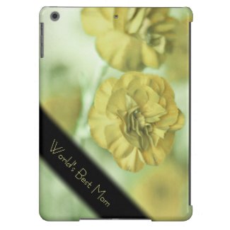 Unique Yellow Flowers Personalized iPad Air Case