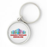 Uniquely Portland Oregon Keychain keychains