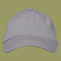 Unisex Adjustable Caps Grey embroidered hats