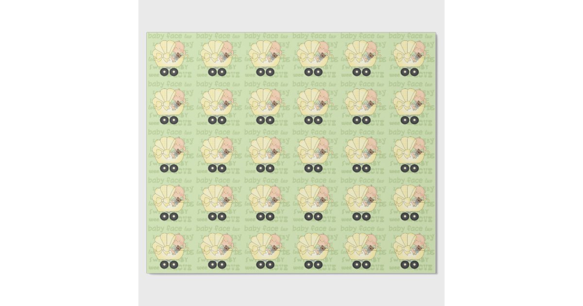 Unisex Baby Shower wrapping paper Zazzle