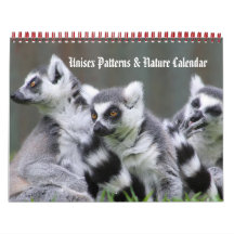 Unisex Patterns & Nature Calendar
