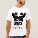 Unite Against Fascism t-shirts
