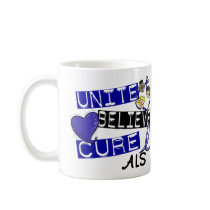 UNITE BELIEVE CURE ALS MUG