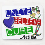 UNITE BELIEVE CURE Autism Mouse Mat
