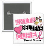 UNITE BELIEVE CURE Breast Cancer Pin