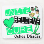 UNITE BELIEVE CURE Celiac Disease Mouse Mat