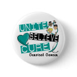 UNITE BELIEVE CURE Cervical Cancer buttons