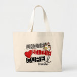 UNITE BELIEVE CURE Diabetes Tote Bags
