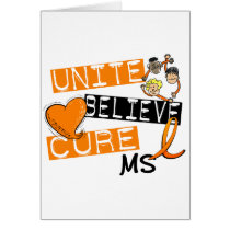 UNITE BELIEVE CURE MS CARD