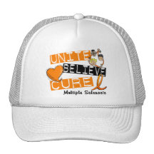 UNITE BELIEVE CURE Multiple Sclerosis Trucker Hats
