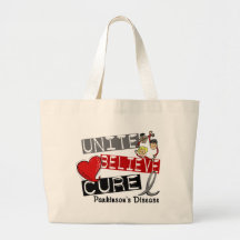 UNITE BELIEVE CURE Parkinson's Disease Tote Bag