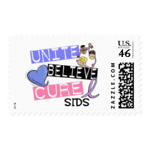 UNITE BELIEVE CURE SIDS STAMP