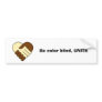 'Unite' bumper sticker