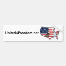 Unite for Freedom Bumper Sticker