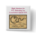 UNITE OR DIE 912, Right Solutions for US...Defe... buttons