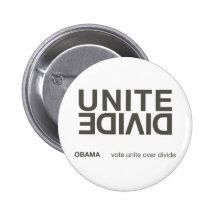Unite Over Divide white button