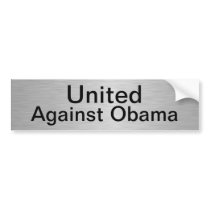 United Against Obama Bumper Stickers
