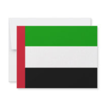 United Arab Emirates flag invitations