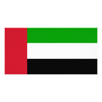 United Arab Emirates flag Photo Card