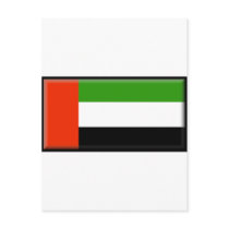 United Arab Emirates Flag postcards