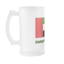 United Arab Emirates Flag with Name Mug