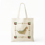 United Arab Emirates Map Flag Border Bag