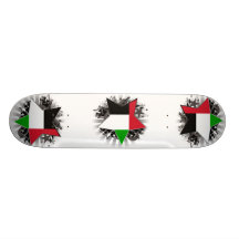 United Arab Emirates Star Custom Skate Board