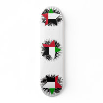 United Arab Emirates Star Custom Skate Board