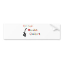 United Breaks Guitars bumper stickers