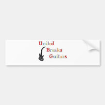 United Breaks Guitars Bumper Sticker