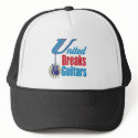 United Breaks Guitars hats by Guitars2 United Breaks Guitars hats