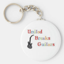United Breaks Guitars Key Chain