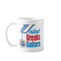 United Breaks Guitars mugs by Guitars2 United Breaks Guitars mugs