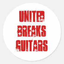 United Breaks Guitars Sticker